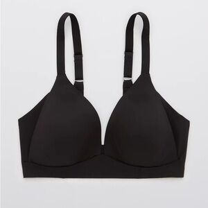 Aerie Black Sunnie Wireless Lightly Lined Bra 38d